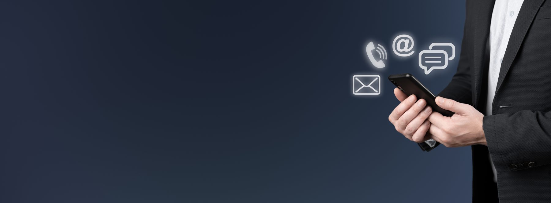 Contacting support on a phone